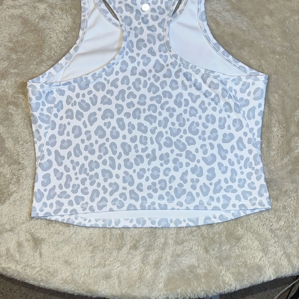 90 Degree‎ By Reflex Gray Leopard top - Picture 3 of 5